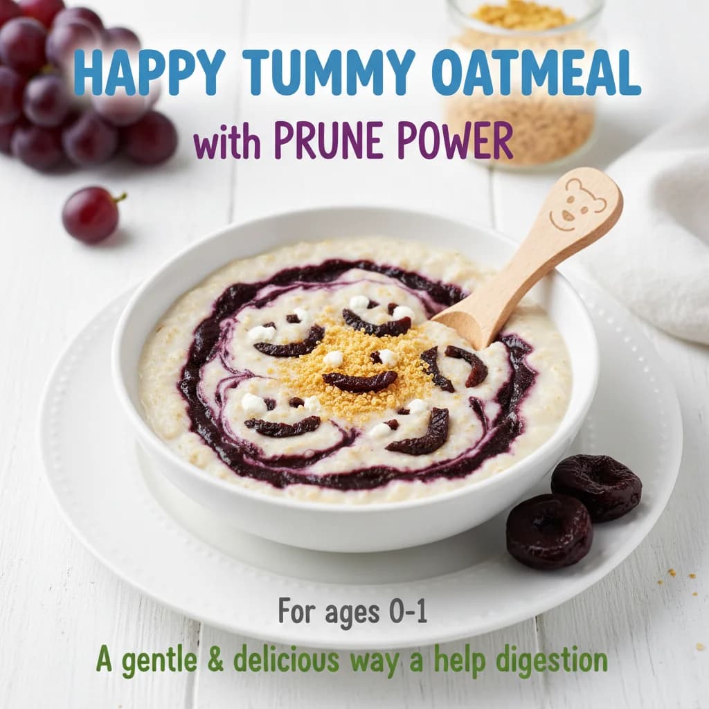Happy Tummy Oatmeal with Prune Power