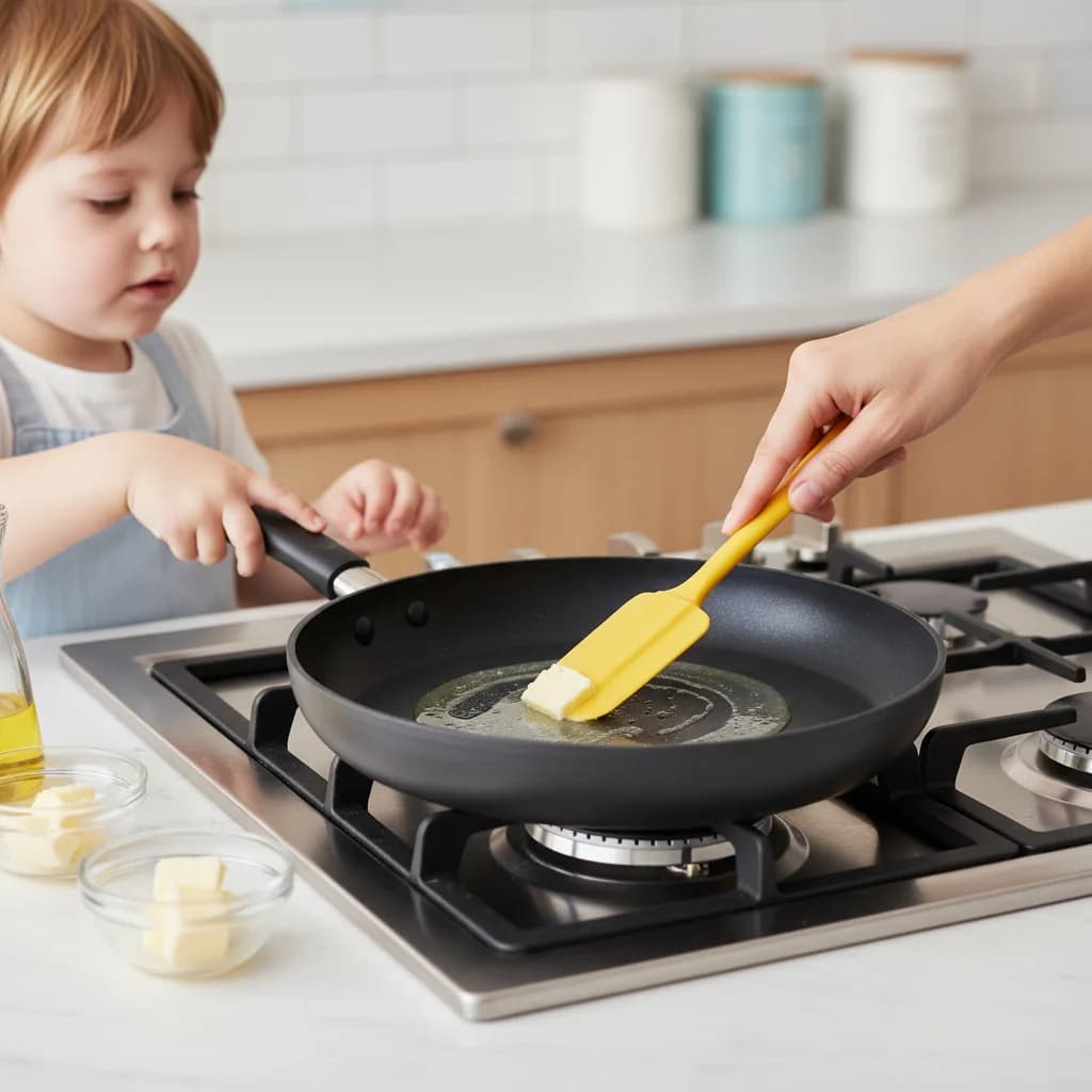 Step 6: **Heat the Pan:** Heat a non-stick pan over medium-low heat. Add the butter or oil and let it melt a for Cinnamon French Toast Fingers