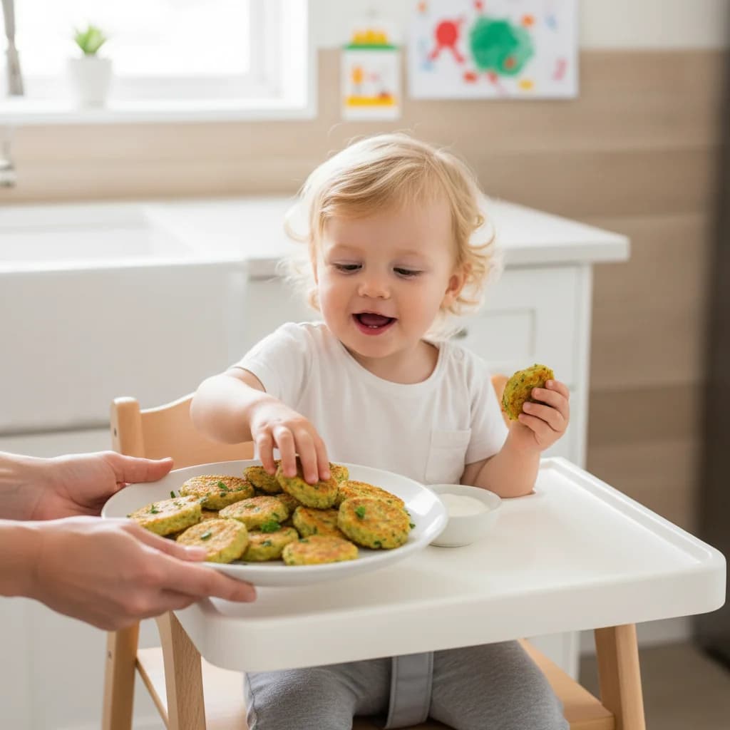 Step 14: Serve and watch your little one enjoy their veggie bites! for Zucchini Carrot Bites