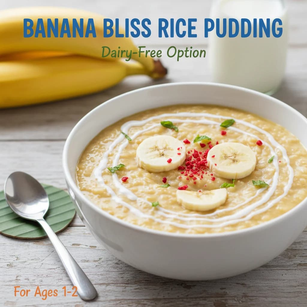 Banana Bliss Rice Pudding (Dairy-Free Option)