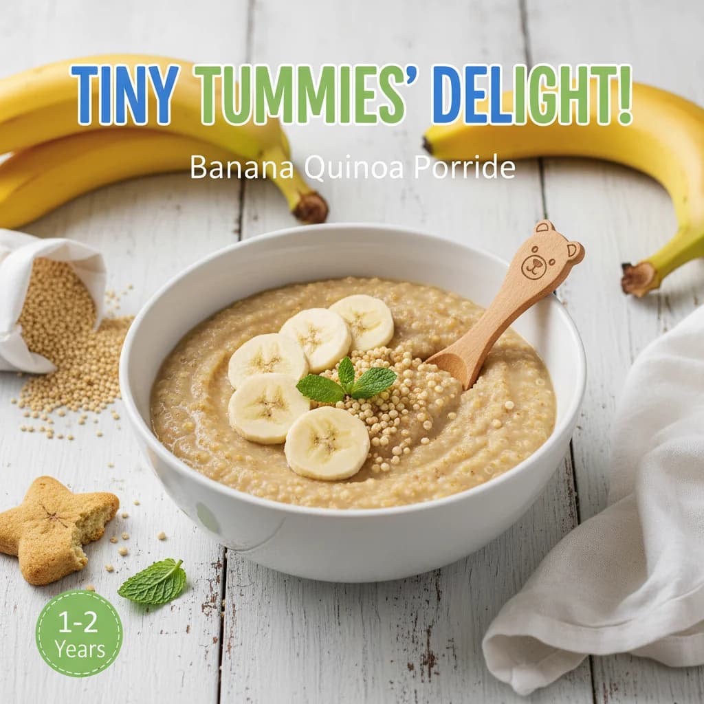 Porridge de Quinoa à la Banane : Délice pour Petits Ventres !