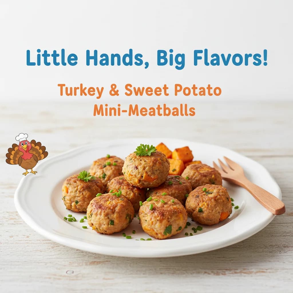 Turkey & Sweet Potato Mini-Meatballs