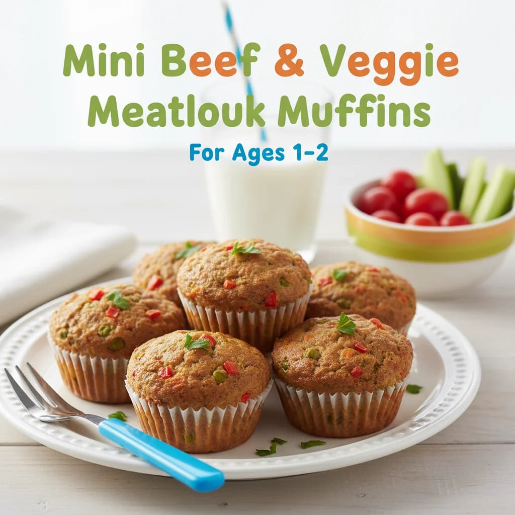 Mini Muffins de Pastel de Carne y Verduras