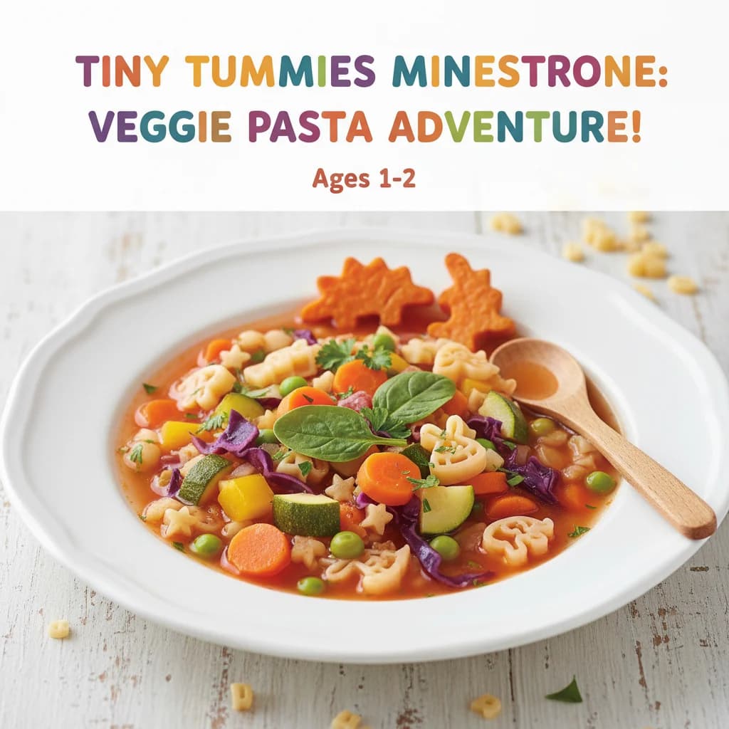 ¡Aventura de Pasta y Verduras: Minestrone para Pequeños!